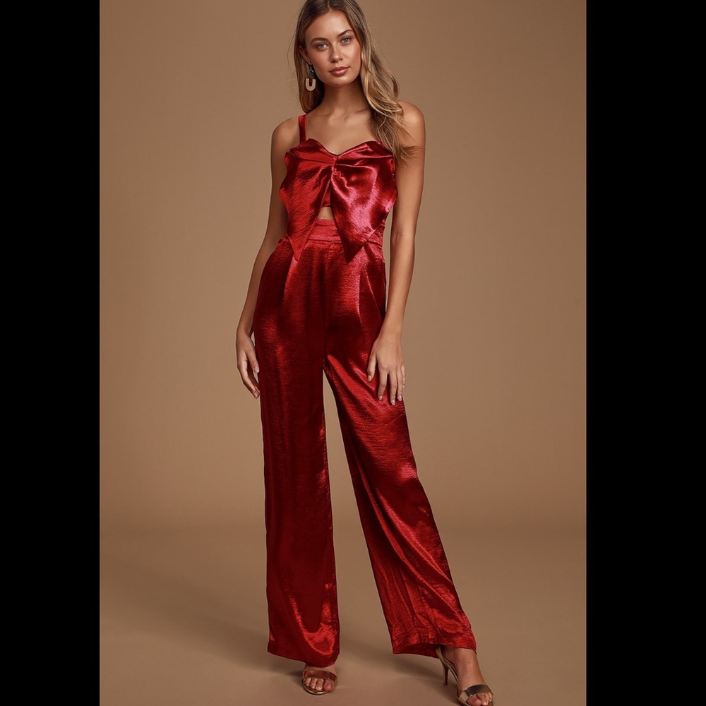 Lulus Date to Remember jumpsuit NWT